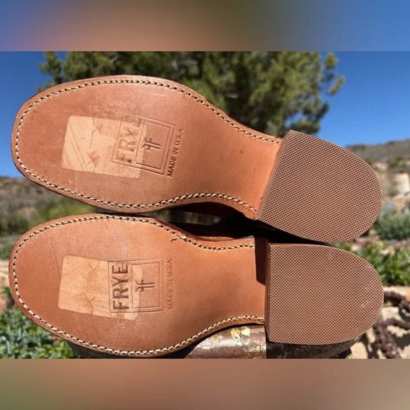 NWT FRYE πΊπΈ Campus OTK Suede Tall Vintage Boots - Picture 10 of 16